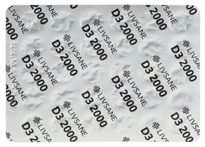LIVSANE Vitamine D3 2000 caps moll 60 pce