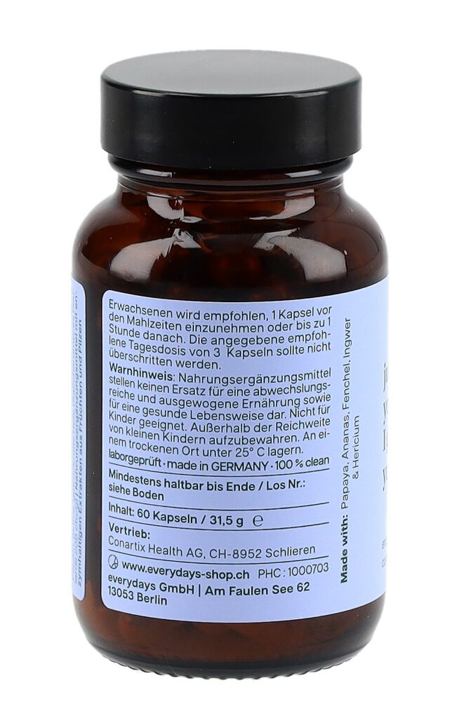 EVERYDAYS Digest Enzym Verdauungskompl caps 60 pce