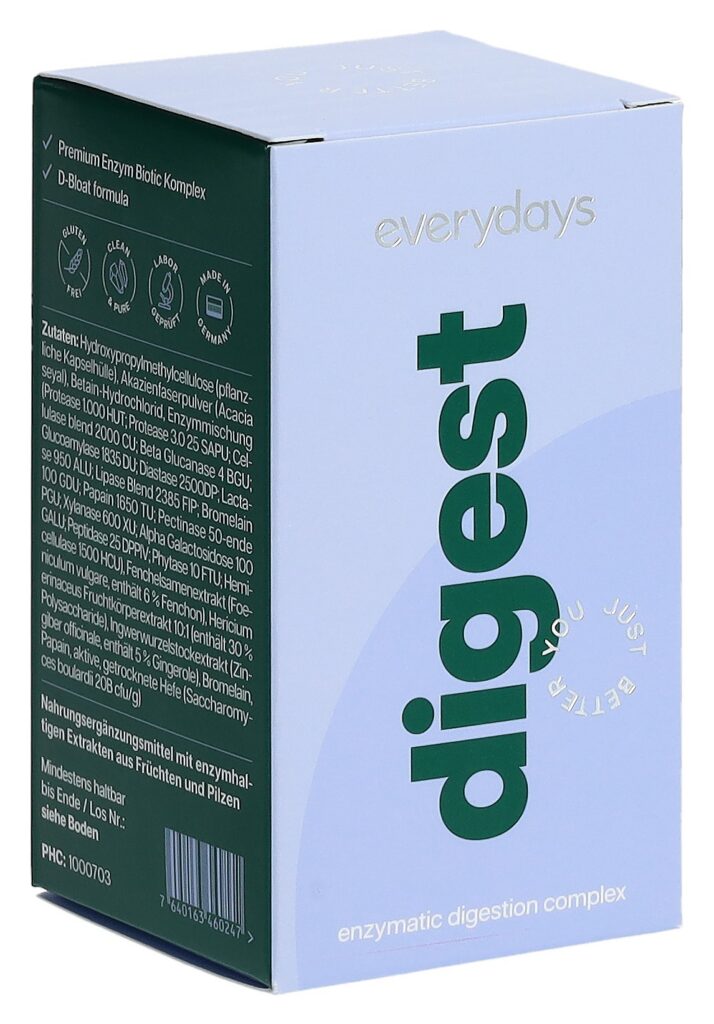 EVERYDAYS Digest Enzym Verdauungskompl caps 60 pce