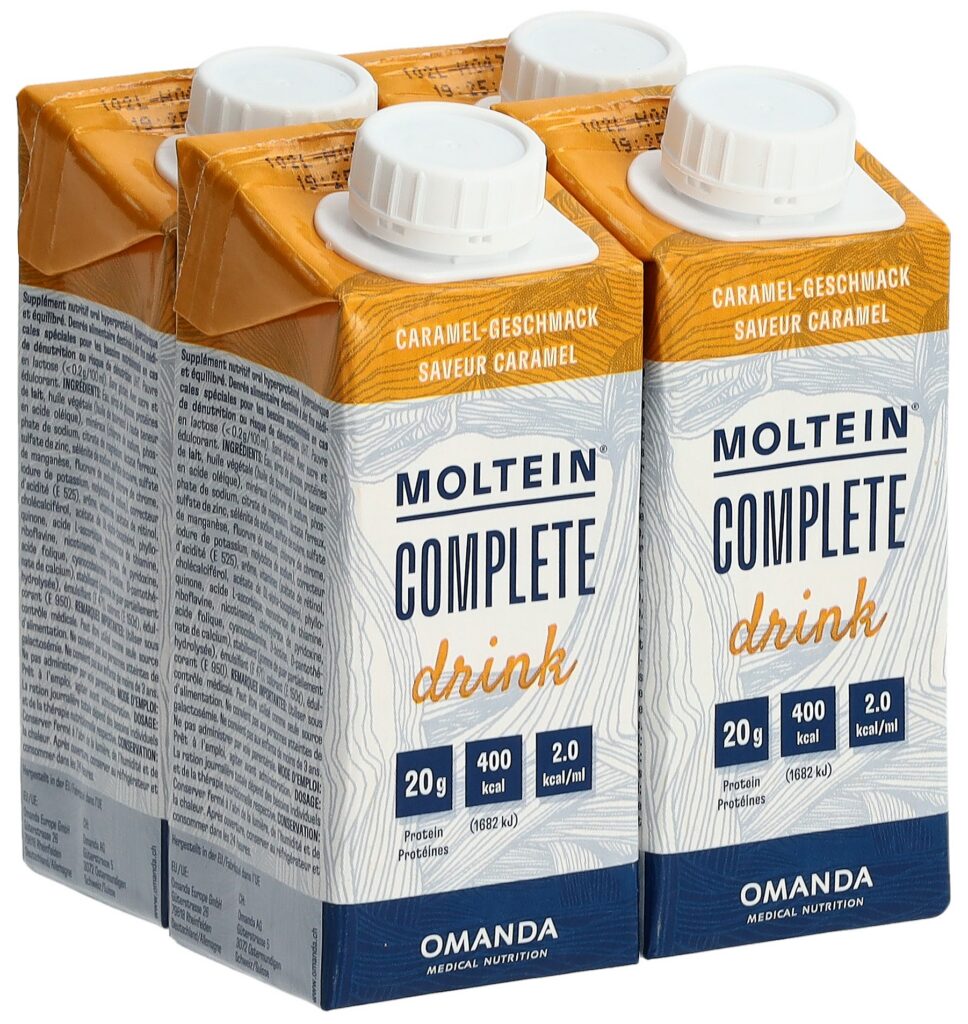 MOLTEIN Complete Drink caramel 4 tétra 200 ml