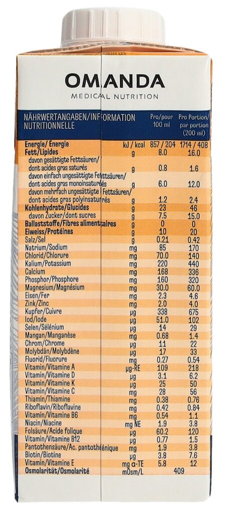 MOLTEIN Complete Drink abricot 4 tétra 200 ml