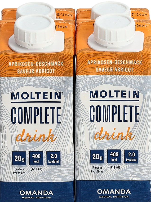MOLTEIN Complete Drink abricot 4 tétra 200 ml