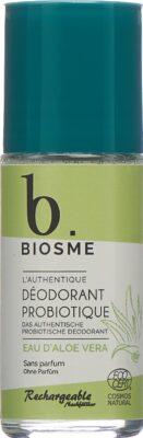 BIOSME déo probiotique roll-on Eau aloe vera 50 ml