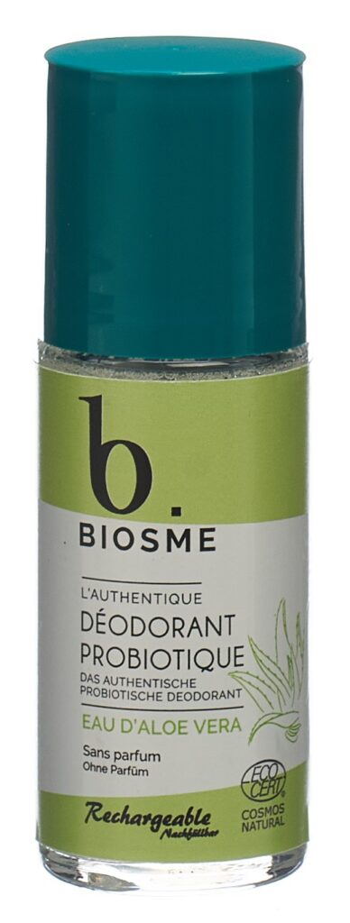 BIOSME déo probiotique roll-on Eau aloe vera 50 ml