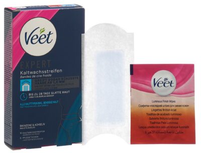 VEET EXPERT band cire froide bikini&aissell 16 pce