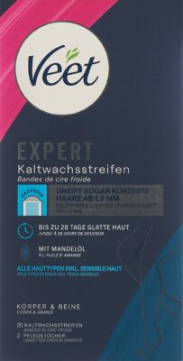 VEET EXPERT band cire froide corps&jambes 20 pce