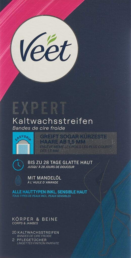 VEET EXPERT band cire froide corps&jambes 20 pce