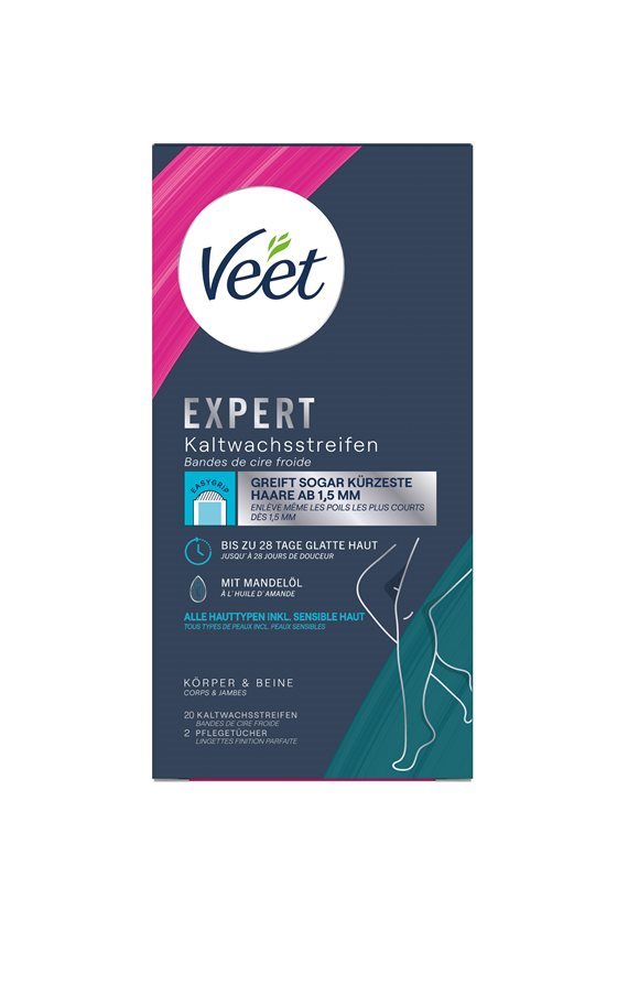 VEET EXPERT band cire froide corps&jambes 20 pce