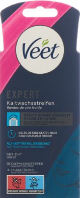 VEET EXPERT band cire froide visage 20 pce