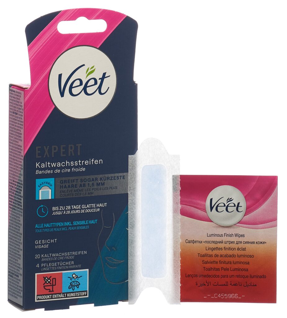 VEET EXPERT band cire froide visage 20 pce