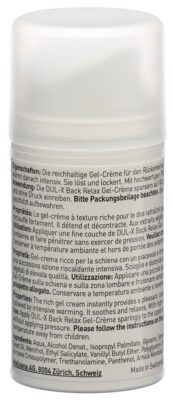 DUL-X Back Relax gel crème N dist 75 ml