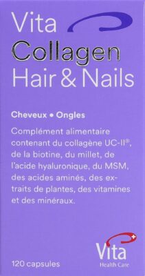 VITA COLLAGEN Hair&Nails caps bte 120 pce