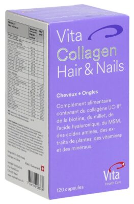 VITA COLLAGEN Hair&Nails caps bte 120 pce