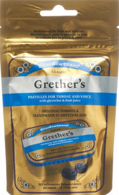 GRETHERS Blackcurrant past sach 110 g
