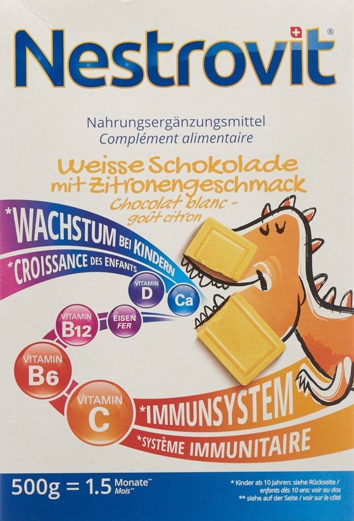 NESTROVIT chocolat blanc 500 g