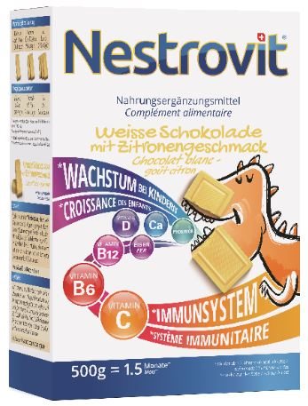 NESTROVIT chocolat blanc 500 g
