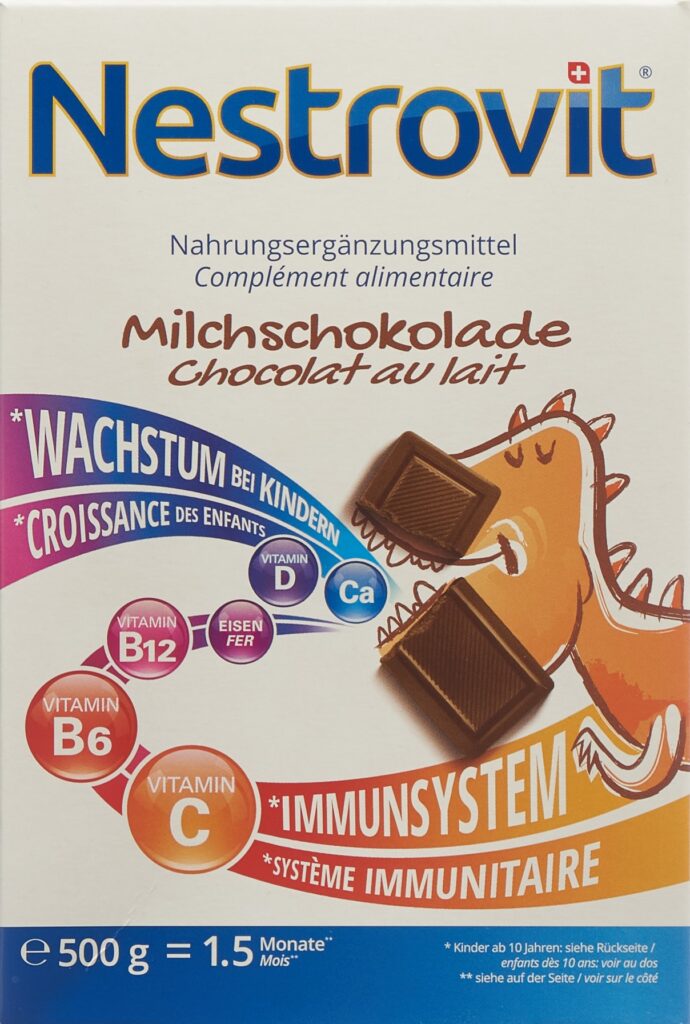 NESTROVIT chocolat au lait 500 g
