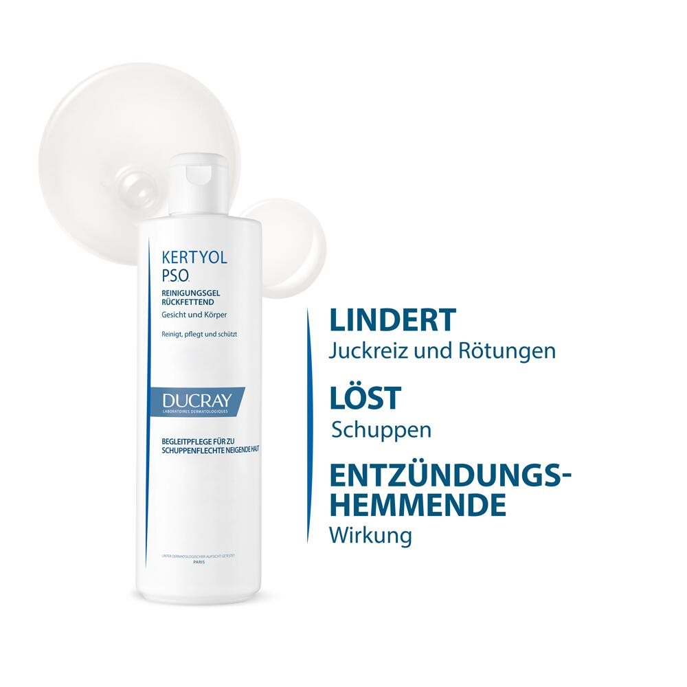 DUCRAY KERTYOL PSO Gel nettoyant fl 400 ml