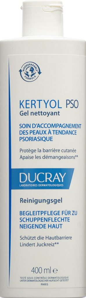 DUCRAY KERTYOL PSO Gel nettoyant fl 400 ml