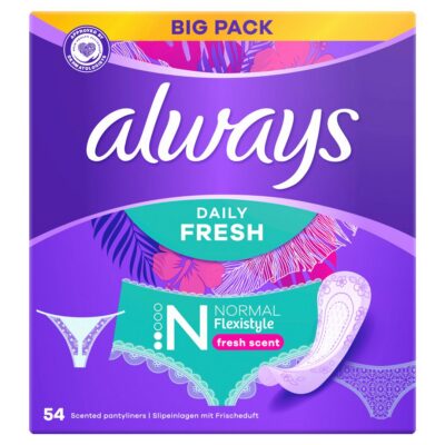ALWAYS prot-slip Flexi Normal par fraî BigP 54 pce
