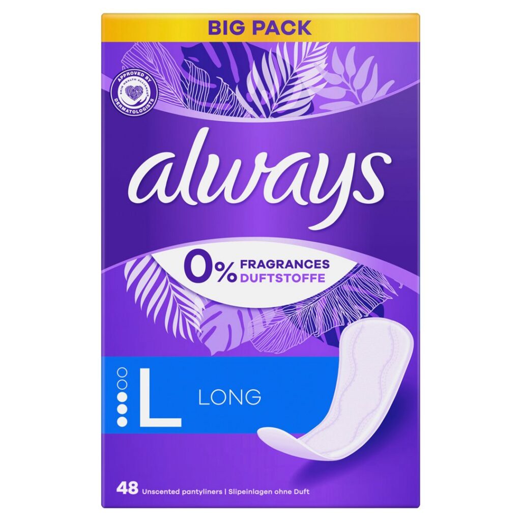 ALWAYS prot-slip Daily Prot Long 0% BigP 48 pce