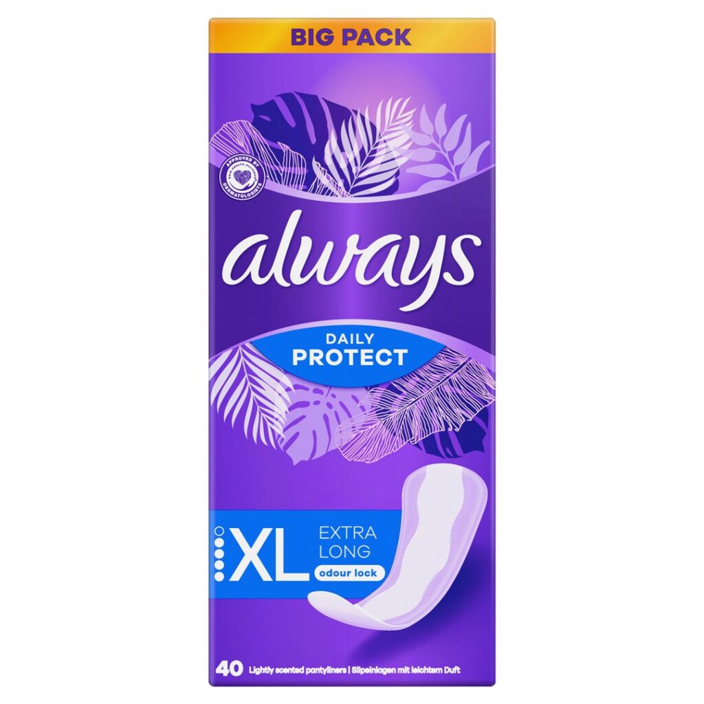ALWAYS prot-slip Daily Prot Ext Lo par BigP 40 pce