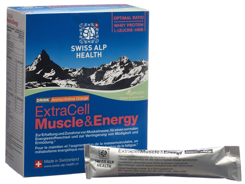 EXTRA CELL Muscle&Energy Drink orange 20 x 21.4 g