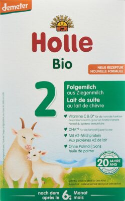 HOLLE lait de suite 2 lait chèvre bio (n) 400 g