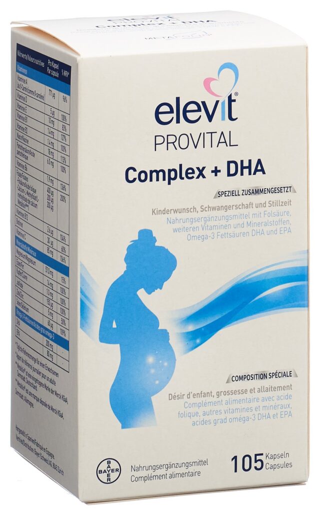 ELEVIT Provital Complex + DHA caps 105 pce