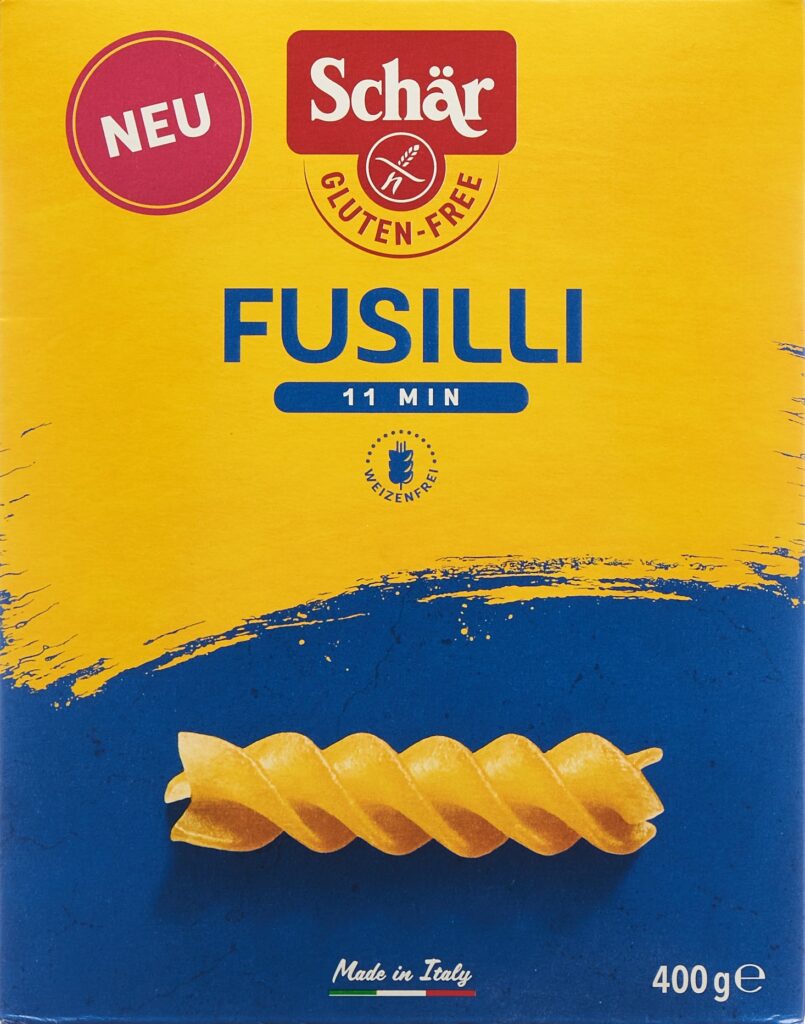 SCHÄR pâtes fusili sans gluten 400 g