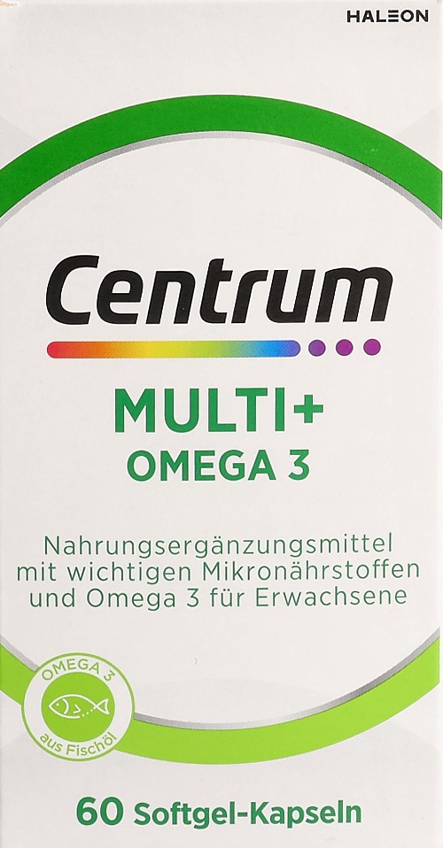 CENTRUM MULTI PLUS OMEGA3 bte 60 pce