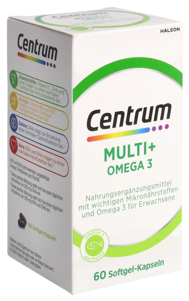 CENTRUM MULTI PLUS OMEGA3 bte 60 pce