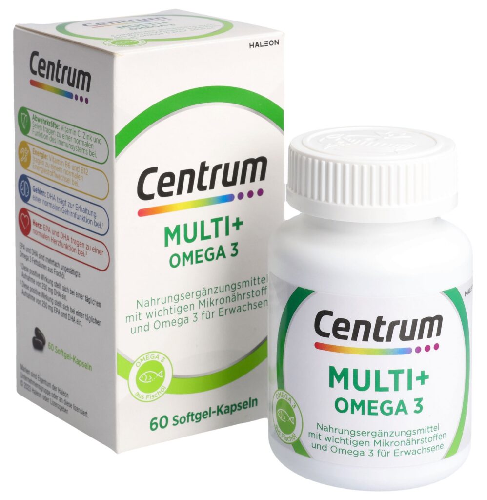 CENTRUM MULTI PLUS OMEGA3 bte 60 pce
