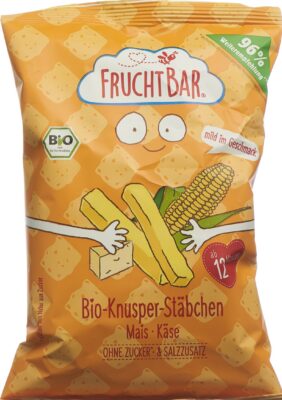 FRUCHTBAR bâtonnets croustill bio maïs froma 30 g