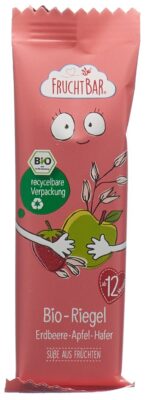 FRUCHTBAR barres bio fraise pomme avoine 6 x 23 g
