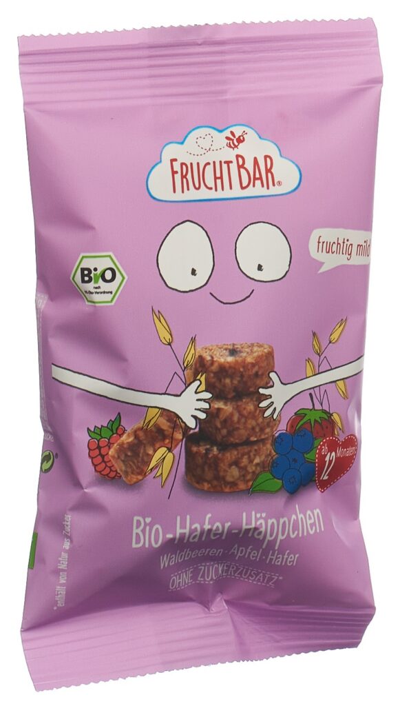 FRUCHTBAR biscuits avoine bio Waldb Apf Hafer 40 g