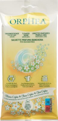 ORPHEA lingettes pour sèche-linge fleurs 20 pce