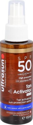 ULTRASUN Tan Activator SPF50 spr 100 ml