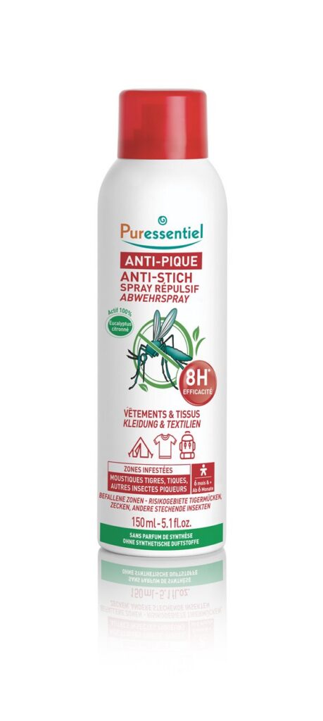 PURESSENTIEL anti-pique spray répulsif vête 150 ml