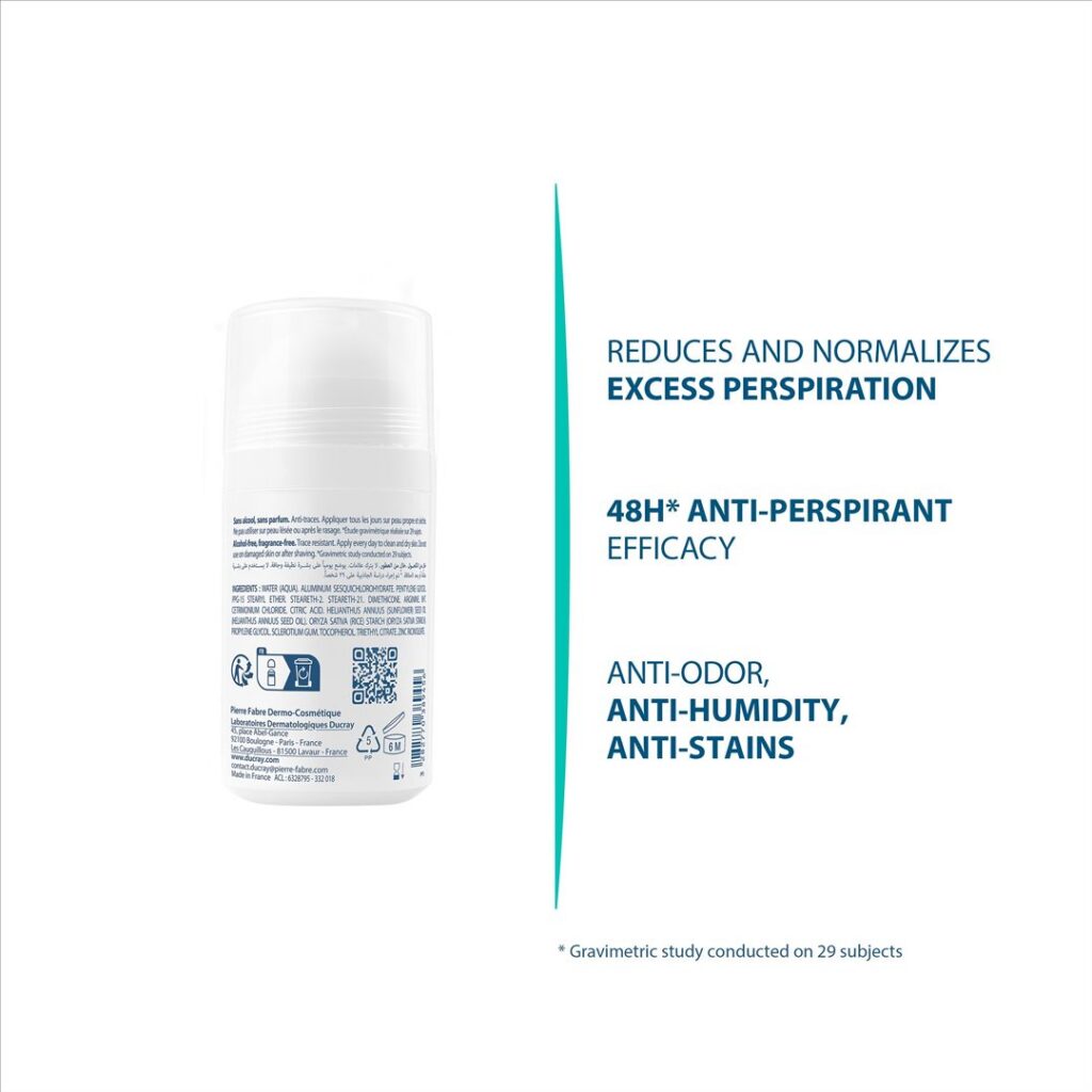 DUCRAY HIDROSIS CONTR anti-transp roll-on 40 ml