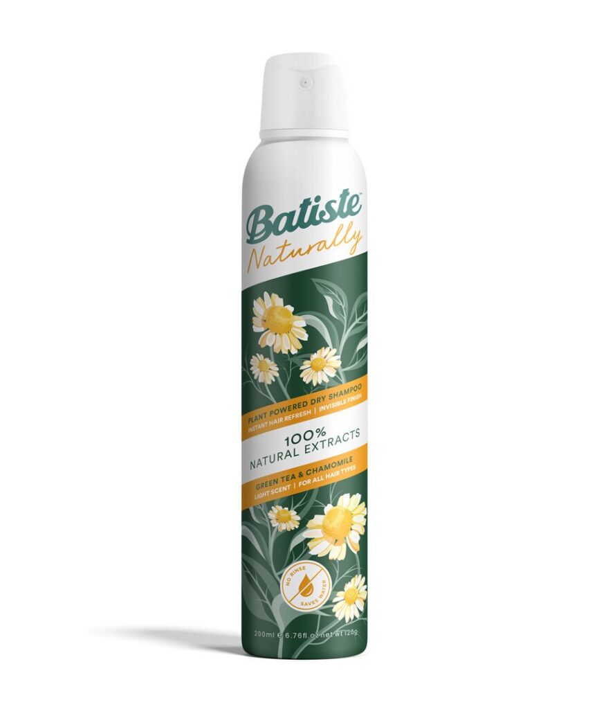 BATISTE shampooing sec Natural Gr Tea&Chamo 200 ml