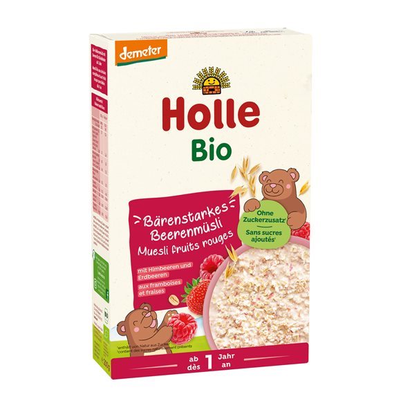 HOLLE bio-muesli fruits rouges céréales comp 200 g