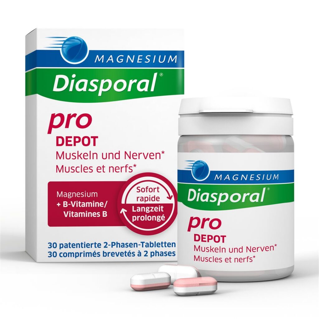 MAGNESIUM DIASPORAL pro m+n dépôt cpr bte 30 pce