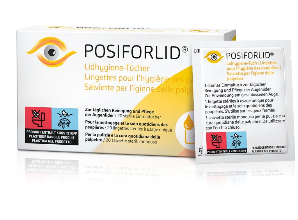 POSIFORLID Lingettes hygiène des paupières 20 pce
