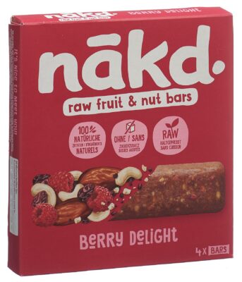 NAKD barre Berry Delight 4 x 35 g