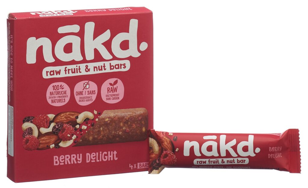 NAKD barre Berry Delight 4 x 35 g