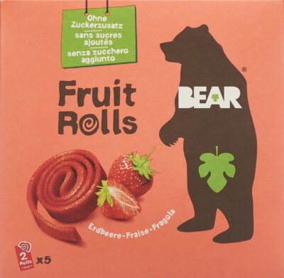 BEAR Fruit Rolls Fraise 5 sach 20 g