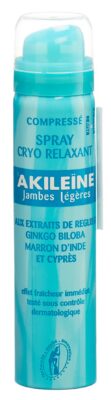 AKILEINE Jambes légères spray Cryo Relaxant 75 ml