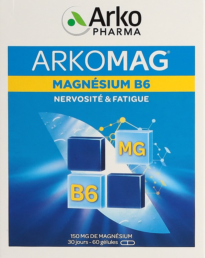ARKOMAG magésium vitamine B6 caps 60 pce