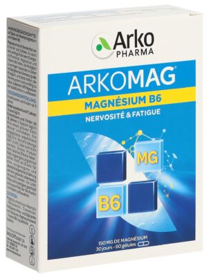 ARKOMAG magésium vitamine B6 caps 60 pce